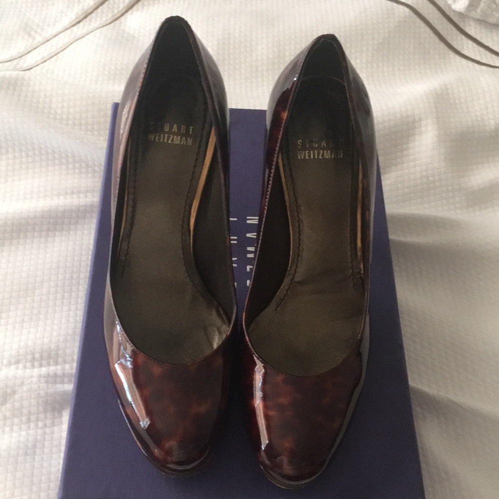 Stuart Weitzman Size 6 Tortoise Color Heel - image 2
